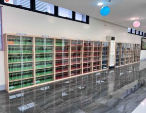 A modern Academic Resource Center with books, digital resources, and study spaces supporting student learning.